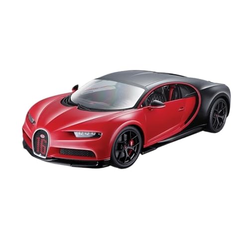 Druckguss 1:18 for Bugatti Divo Chiron Sport Simulation Legierung Automodell Vollständig Geöffnete Tür Fahrzeugmodell Sammlung Ornamente(Chiron Sport red) von EXYFRUX