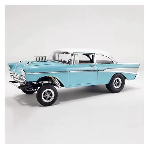 Druckguss 1:18 for Corvette Bel Air Gasser 1957 Legierung Automodell Simulation Vollständig Geöffnet Miniatur Fahrzeugmodell Dekoration von EXYFRUX