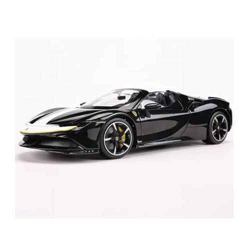 Druckguss 1:18 for Ferrari LaFerrari FXXK SP1 SF90 Legierung Auto Modell Simulation Statische Miniatur Fahrzeug Modell Dekoration Sammlung(SF90 Black) von EXYFRUX