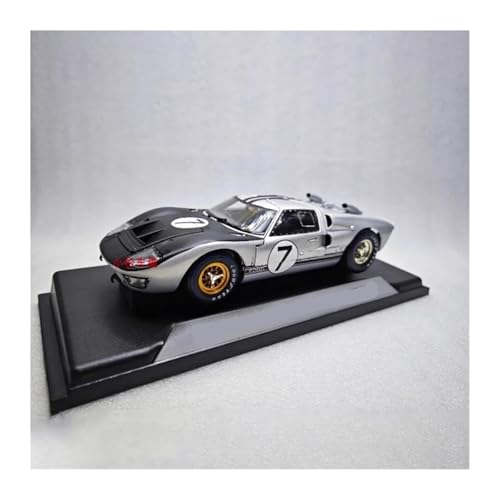 Druckguss 1:18 for Ford GT-40 MK II #7 Klassisches Retro-Automodell Aus Legierung Von 1966 Vollständig Geöffnete Tür Miniatur-Fahrzeugmodelldekoration von EXYFRUX