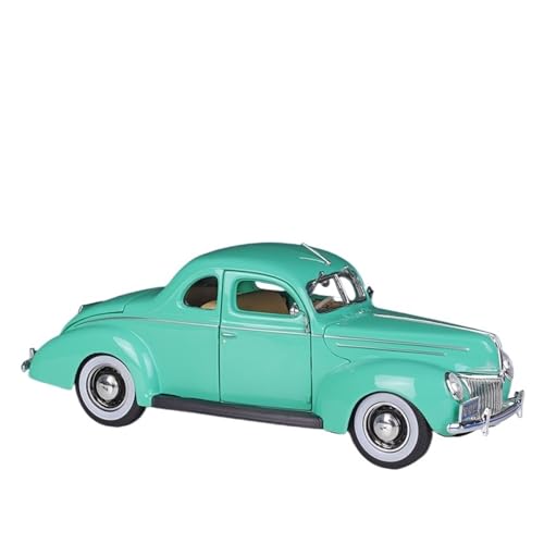 Druckguss 1:18 for Ford Vintage Classic 1959 Simulation Vollständig Offene Tür Miniatur Fahrzeug Modell Dekoration Sammlung(Green) von EXYFRUX