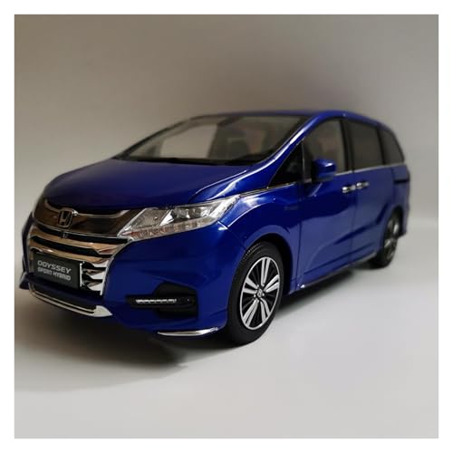 Druckguss 1:18 for Honda 2019 Odyssey Hybrid Vollständig Offene Tür Legierung Automodell Sammlerstücke Miniatur Fahrzeugmodell Dekoration(Blue) von EXYFRUX