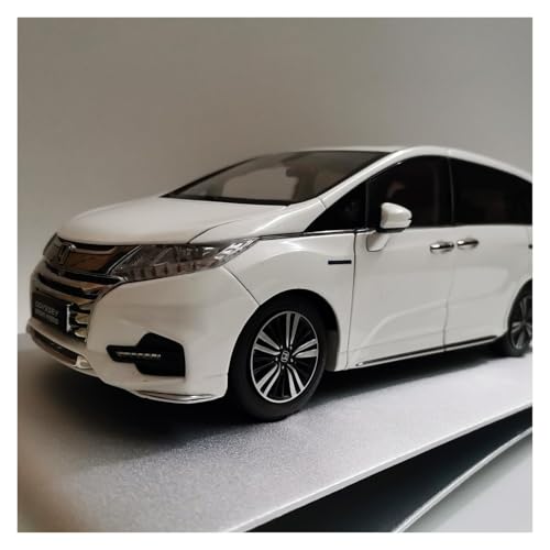 Druckguss 1:18 for Honda 2019 Odyssey Hybrid Vollständig Offene Tür Legierung Automodell Sammlerstücke Miniatur Fahrzeugmodell Dekoration(White) von EXYFRUX