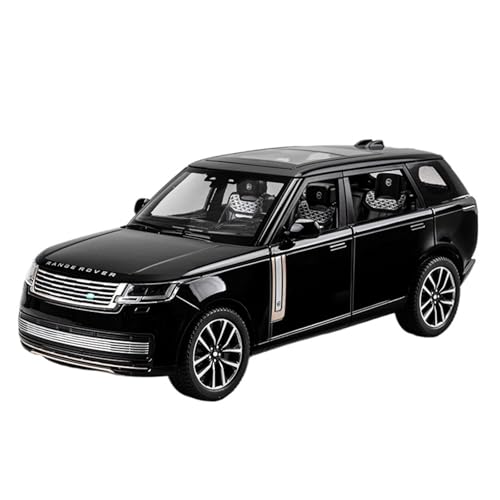 Druckguss 1:18 for Land Rover Range Rover 2022 Simulation Sound Und Licht Pullback-Legierung Automodell Miniaturfahrzeugmodell Ornamente(2022 Black) von EXYFRUX