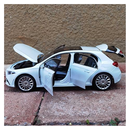 Druckguss 1:18 for Mercedes-Benz GLA 180 Klasse A Legierungsautomodell Simulation Vollständig Geöffnete Tür Miniaturfahrzeugmodelldekoration(White) von EXYFRUX