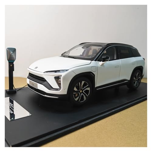 Druckguss 1:18 for NIO ES6 Weiß Neue Energie Legierung Auto Modell Voll Offene Tür Fahrzeug Modell Wertvolle Sammlung Souvenirs von EXYFRUX