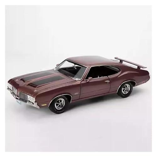 Druckguss 1:18 for Oldsmobile 1970 Retro Classic 442 Legierungsautomodell Simulation Vollständig Geöffnete Tür Miniaturfahrzeugmodelldekoration von EXYFRUX