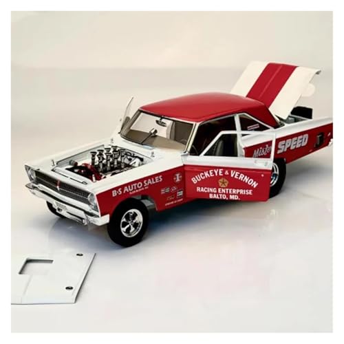 Druckguss 1:18 for Plymouth 1965 AWB Mister Speed ​​Legierungsautomodell Simulation Vollständig Geöffnete Tür Miniaturfahrzeugmodelldekoration von EXYFRUX