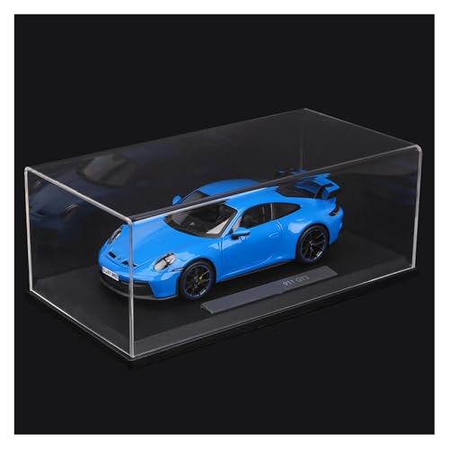 Druckguss 1:18 for Porsche 2022 911 GT3 Legierung Automodell Sammlerstücke Simulation Vollständig Offene Tür Miniatur Fahrzeugmodell Dekoration(Blue) von EXYFRUX