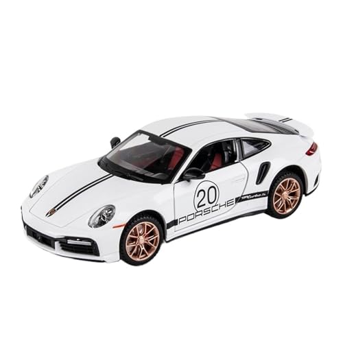 Druckguss 1:18 for Porsche 918 911 GT3 Turbo Rennsimulation Legierungsautomodell Miniatur Sound Und Licht Pullback-Modellfahrzeug(Turbo) von EXYFRUX