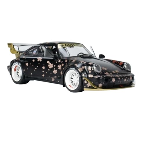 Druckguss 1:18 for Porsche 964 RWB Modifizierte Breite Version Legierung Automodellsammlung Simulation Miniaturfahrzeugmodell Dekoration von EXYFRUX