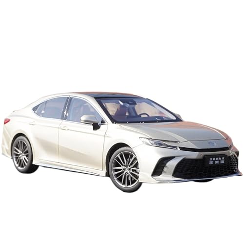 Druckguss 1:18 for Toyota 9. Generation Camry XSE/LE 2024 Legierungsautomodell Simulation Vollständig Geöffnete Tür Miniaturfahrzeugmodell(XSE-Silver) von EXYFRUX