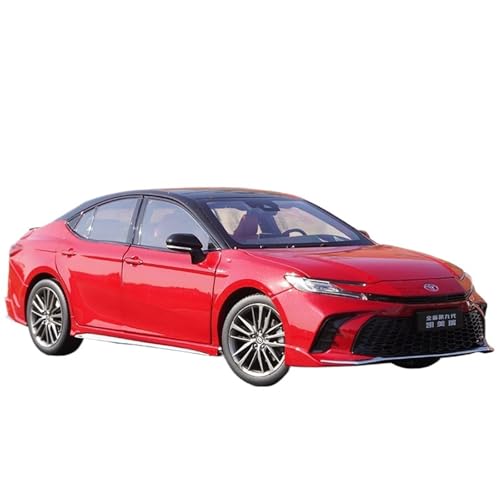 Druckguss 1:18 for Toyota 9. Generation Camry XSE/LE 2024 Legierungsautomodell Simulation Vollständig Geöffnete Tür Miniaturfahrzeugmodell(XSE-red) von EXYFRUX