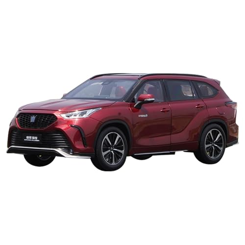 Druckguss 1:18 for Toyota Crown Kluger Legierung Automodell Sammlerstücke Simulation Vollständig Offene Tür Miniatur Fahrzeugmodell Dekoration von EXYFRUX