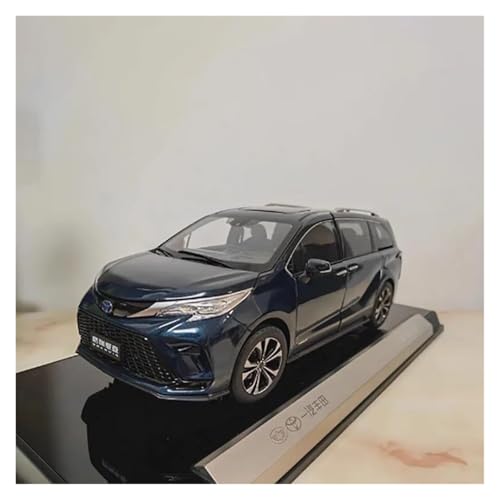 Druckguss 1:18 for Toyota GRANVIA MPV Nutzfahrzeug Legierung Automodell Sammlerstücke Vollständig Geöffnete Tür Miniatur Fahrzeugmodell von EXYFRUX