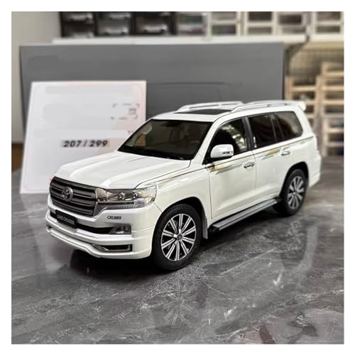 Druckguss 1:18 for Toyota Land Cruiser LC200 Mit Reserverad Legierung Vollständig Offene Tür Modell Simulation Miniatur Fahrzeug Modell(Inner red) von EXYFRUX