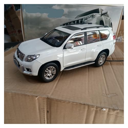 Druckguss 1:18 for Toyota Prado Off-Road SUV Weiß Simulation Vollständig Offene Tür Legierung Auto Modell Miniatur Fahrzeug Modell Dekoration von EXYFRUX