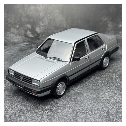 Druckguss 1:18 for Volkswagen Jetta GT MK2 Simulation Legierung Automodell Vollständig Offene Tür Miniatur Fahrzeugmodell Dekorative Sammlung(Silver) von EXYFRUX