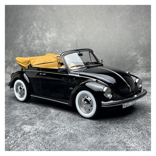 Druckguss 1:18 for Volkswagen Käfer 1300 Cabriolet 1973 Klassisches Retro-Legierungsautomodell, Statisches Fahrzeugmodell Mit Vollständig Geöffneter Tür von EXYFRUX