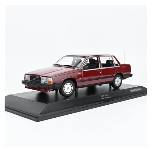 Druckguss 1:18 for Volvo 1986 Vintage Classic 740GL Legierung Automodell Vollständig Geschlossene Statische Fahrzeugausstellungsmodellsammlung von EXYFRUX