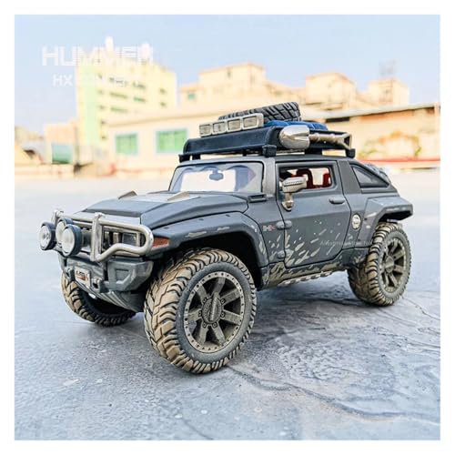 Druckguss 1:24 Alt for Hummer HX Offroad-SUV-Simulation Legierung Automodell Vollständig Geöffnete Tür Fahrzeugmodell Dekorationssammlung von EXYFRUX
