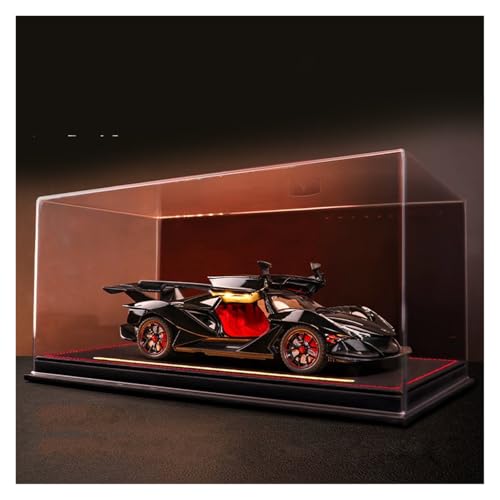 Druckguss 1:24 for Apollo IE Legierung Supercar Modell Simulation Sound Und Licht Pull-Back-Auto Vollständig Geöffnete Tür Fahrzeug Modell Sammlung(Black with Display Box) von EXYFRUX