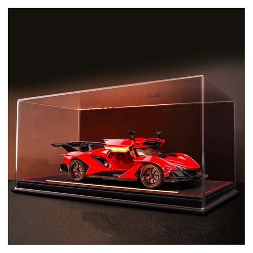 Druckguss 1:24 for Apollo IE Legierung Supercar Modell Simulation Sound Und Licht Pull-Back-Auto Vollständig Geöffnete Tür Fahrzeug Modell Sammlung(Red with Display Box) von EXYFRUX