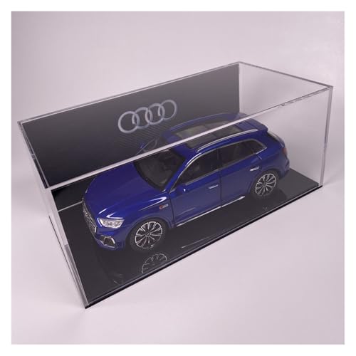 Druckguss 1:24 for Audi Q5 Q8 A6L A7 A8 R8 RS7 Legierung Auto Modell Sammlung Serie Sound Und Licht Voll Offene Tür Fahrzeug Modell(Q5 Blue) von EXYFRUX