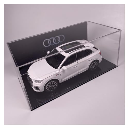 Druckguss 1:24 for Audi Q5 Q8 A6L A7 A8 R8 RS7 Legierung Auto Modell Sammlung Serie Sound Und Licht Voll Offene Tür Fahrzeug Modell(Q5 White) von EXYFRUX