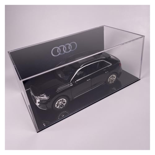 Druckguss 1:24 for Audi Q5 Q8 A6L A7 A8 R8 RS7 Legierung Auto Modell Sammlung Serie Sound Und Licht Voll Offene Tür Fahrzeug Modell(Q8 Black) von EXYFRUX