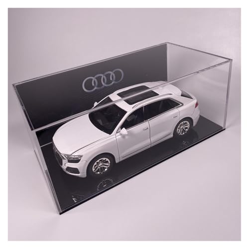 Druckguss 1:24 for Audi Q5 Q8 A6L A7 A8 R8 RS7 Legierung Auto Modell Sammlung Serie Sound Und Licht Voll Offene Tür Fahrzeug Modell(Q8 White) von EXYFRUX