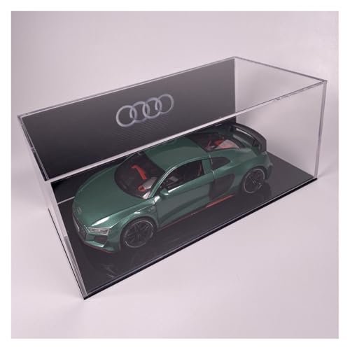Druckguss 1:24 for Audi Q5 Q8 A6L A7 A8 R8 RS7 Legierung Auto Modell Sammlung Serie Sound Und Licht Voll Offene Tür Fahrzeug Modell(R8 Green) von EXYFRUX