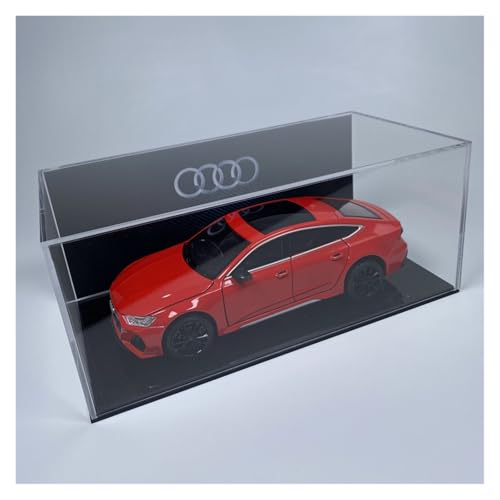 Druckguss 1:24 for Audi Q5 Q8 A6L A7 A8 R8 RS7 Legierung Auto Modell Sammlung Serie Sound Und Licht Voll Offene Tür Fahrzeug Modell(RS7 red) von EXYFRUX