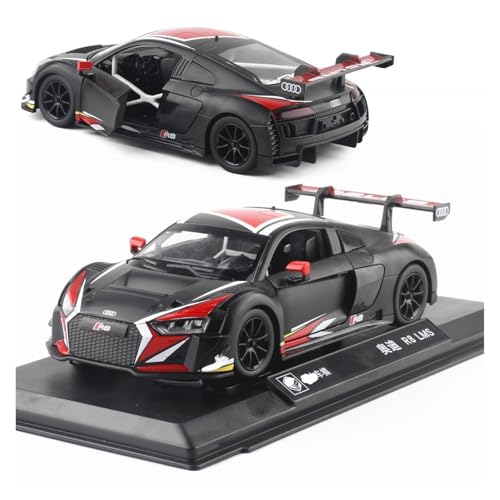 Druckguss 1:24 for Audi R8 LMS Rennwagen Simulation Legierung Automodell Vollständig Geöffnete Tür Fahrzeugmodell Sammlung Ornamente(Black) von EXYFRUX
