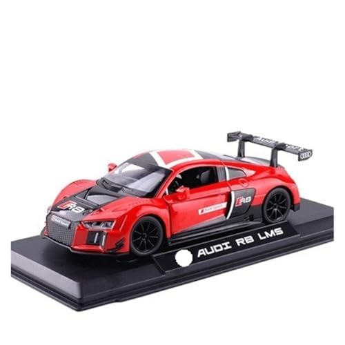 Druckguss 1:24 for Audi R8 LMS Rennwagen Simulation Legierung Automodell Vollständig Geöffnete Tür Fahrzeugmodell Sammlung Ornamente(Red) von EXYFRUX