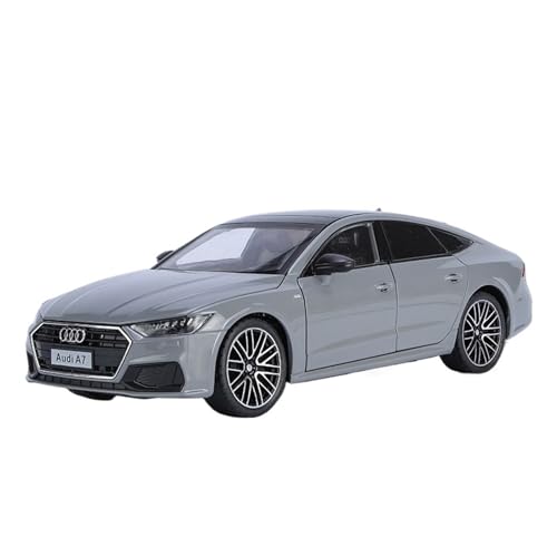 Druckguss 1:24 for Audi RS6 RS7 A7 A6L-Serie Legierungsautomodell Simulation Ton Und Licht Pullback-Auto Fahrzeugmodell Mit Vollständig Geöffneter Tür(A7 Gray) von EXYFRUX