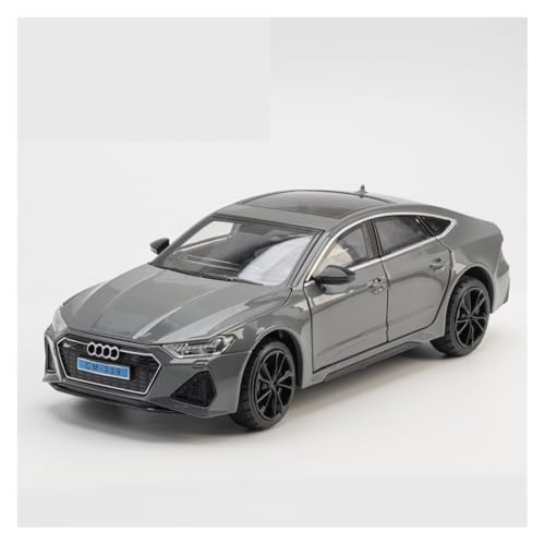 Druckguss 1:24 for Audi RS6 RS7 A7 A6L-Serie Legierungsautomodell Simulation Ton Und Licht Pullback-Auto Fahrzeugmodell Mit Vollständig Geöffneter Tür(RS7 Gray) von EXYFRUX