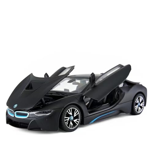 Druckguss 1:24 for BMW I8 Supercar Simulation Legierung Automodell Vollständig Geöffnete Tür Pull Back Fahrzeugmodell Sammlung Ornamente(Black) von EXYFRUX