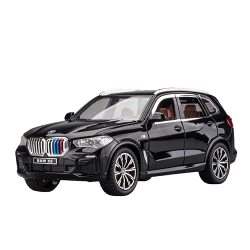 Druckguss 1:24 for BMW I8 Supercar X5 SUV Legierung Simulation Automodell Sound Und Licht Pullback Miniaturmodell Sammlung Ornamente(X5 Black) von EXYFRUX