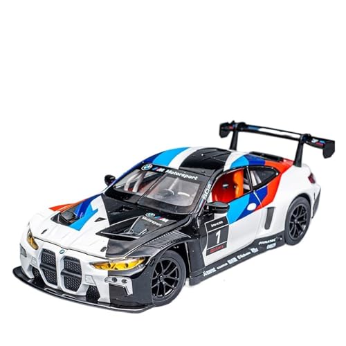 Druckguss 1:24 for BMW M4 DTM GT3 GTE Legierung Racing Modell Sammlung Sound Und Licht Voll Offene Tür Miniatur Fahrzeug Modell(GT3 1#) von EXYFRUX