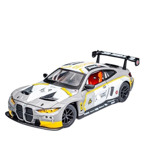 Druckguss 1:24 for BMW M4 DTM GT3 GTE Legierung Racing Modell Sammlung Sound Und Licht Voll Offene Tür Miniatur Fahrzeug Modell(GT3 CA) von EXYFRUX