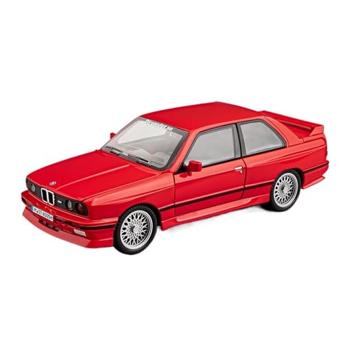 Druckguss 1:24 for BMW Retro M3 E30 M4 Serie Legierung Simulation Automodell Sound Und Licht Pullback Miniaturmodellsammlung(E30 red) von EXYFRUX