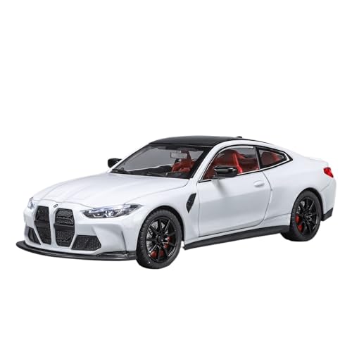 Druckguss 1:24 for BMW Retro M3 E30 M4 Serie Legierung Simulation Automodell Sound Und Licht Pullback Miniaturmodellsammlung(M4 White) von EXYFRUX