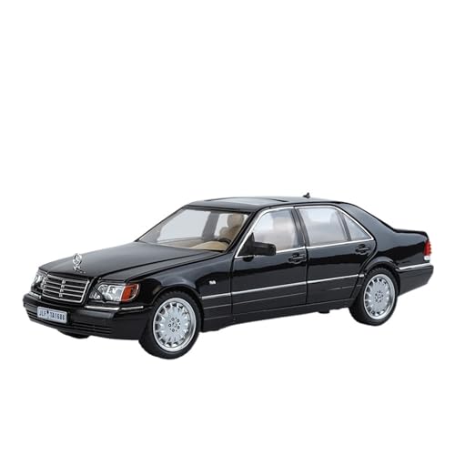 Druckguss 1:24 for Benz Classic Retro S320 Simulation Legierung Automodell Vollständig Geöffnete Tür Pull Back Fahrzeugmodell Sammlung Ornamente(Black) von EXYFRUX