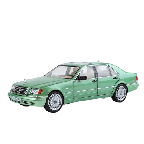 Druckguss 1:24 for Benz Classic Retro S320 Simulation Legierung Automodell Vollständig Geöffnete Tür Pull Back Fahrzeugmodell Sammlung Ornamente(Green) von EXYFRUX