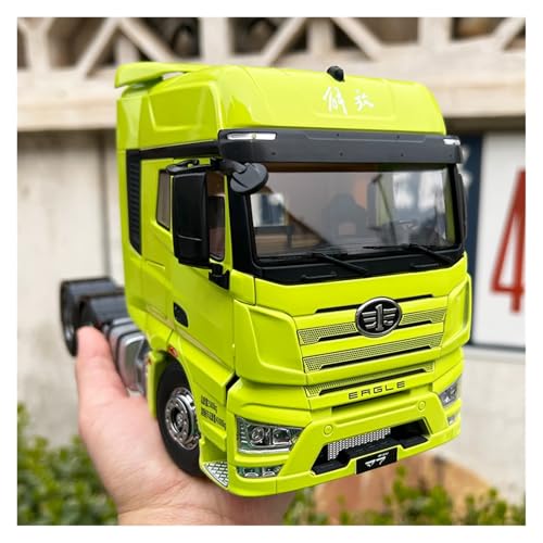 Druckguss 1:24 for FAW Jiefang J7 Traktion Kopf Engineering Transport LKW Simulation Legierung Auto Modell Miniatur Fahrzeug Modell(Green) von EXYFRUX