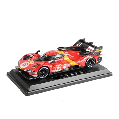 Druckguss 1:24 for Ferrari 499P LMH F1 Serie Legierung Automodell Simulation Miniatur Fahrzeugmodell Dekorative Sammlung von EXYFRUX