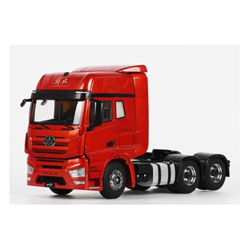 Druckguss 1:24 for Jiefang J7 Traktion Kopf Engineering Transport LKW Legierung Auto Modell Simulation Miniatur Fahrzeug Modell Sammlung(Flame Red) von EXYFRUX