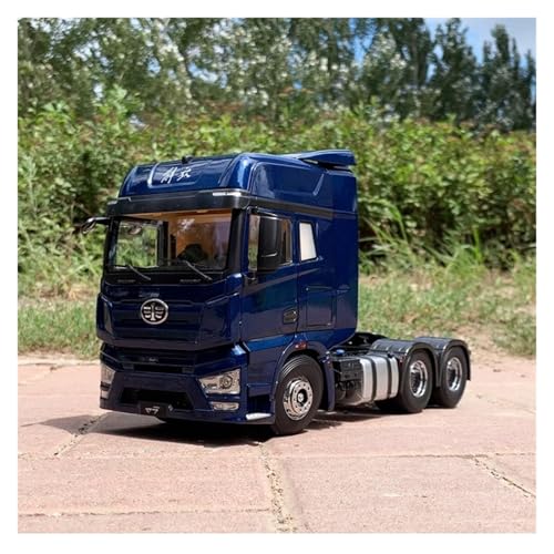 Druckguss 1:24 for Jiefang J7 Traktion Kopf Engineering Transport LKW Legierung Auto Modell Simulation Miniatur Fahrzeug Modell Sammlung(Pearl Blue) von EXYFRUX