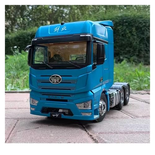 Druckguss 1:24 for Jiefang J7 Traktion Kopf Engineering Transport LKW Legierung Auto Modell Simulation Miniatur Fahrzeug Modell Sammlung(Soft Blue) von EXYFRUX